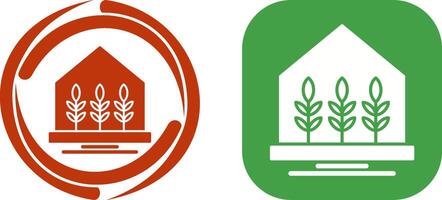 Farm House Icon Design vector