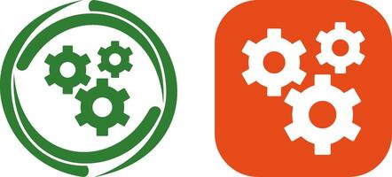 Gears Icon Design vector