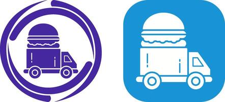 Fast Food Truck Icon Design vector