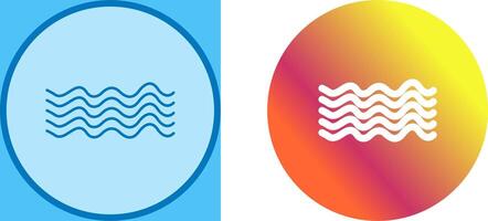 Magnetic Waves Icon Design vector