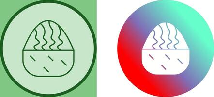 Cream Muffin Icon Design vector