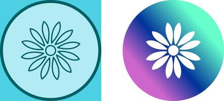 Unique Flower Icon Design vector