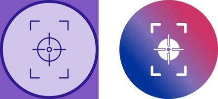 Unique Focus Vertical Icon Design vector