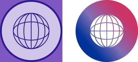 Globe Icon Design vector