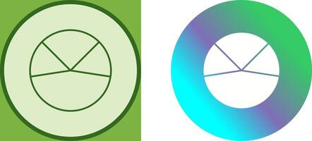 Pie Chart Analysis Icon Design vector