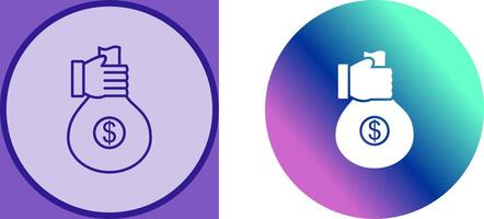 Unique Money Sharing Icon Design vector