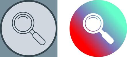 Magnifiying Glass Icon Design vector