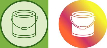 Paint Bucket Icon Design vector