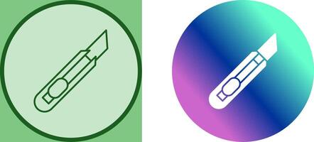 Stationery Knife Icon Design vector