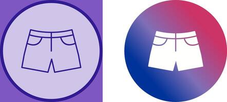 Shorts Icon Design vector