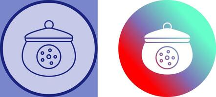 Cookie Jar Icon Design vector