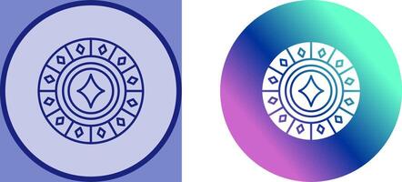 Diamond Chip Icon Design vector