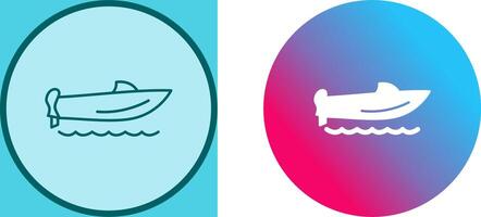 Speed Boat Icon Design vector