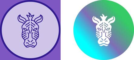Zebra Icon Design vector