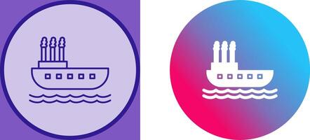 Steamboat Icon Design vector