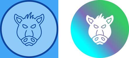 Pig Icon Design vector