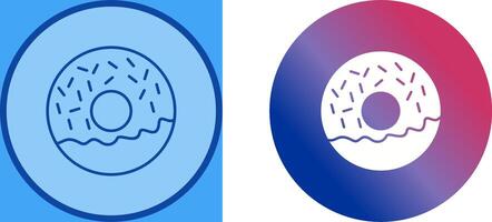 Doughnut Icon Design vector