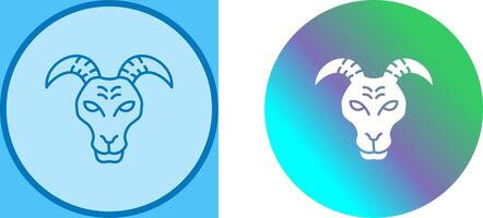 Goat Icon Design vector