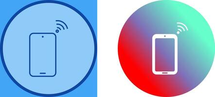 Unique Connected Device Icon Design vector