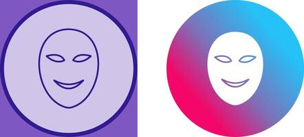 Ancient Face Mask Icon Design vector