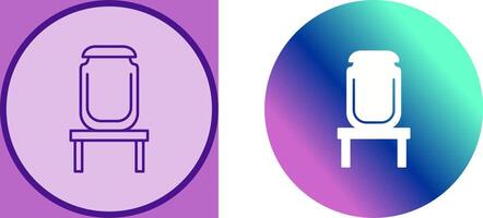 Jar on Display Icon Design vector