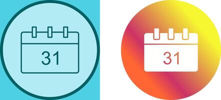 Unique Calendar Icon Design vector