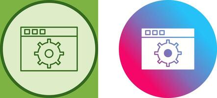 Unique Settings Icon Design vector