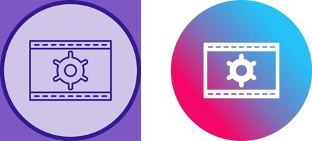 Unique Web Optimization Icon Design vector
