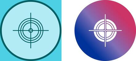 Unique Target Icon Design vector