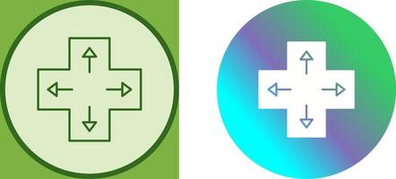 Unique Direction Keys Icon Design vector