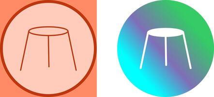 Unique Stool Icon Design vector