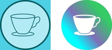 Tea Cup Icon Design vector