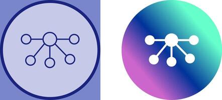 Nodes Icon Design vector