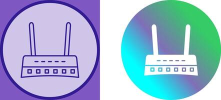 Router Icon Design vector