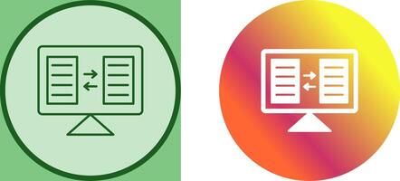 File Sharing Icon Design vector