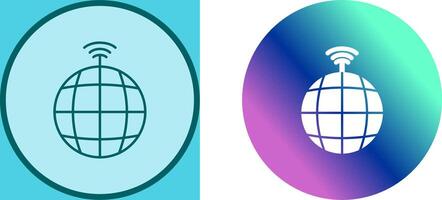 Global Signals Icon Design vector