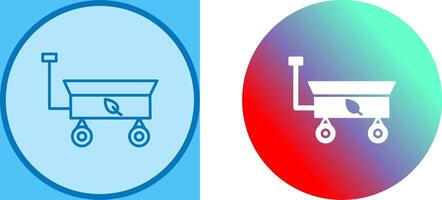 Garden Cart Icon Design vector