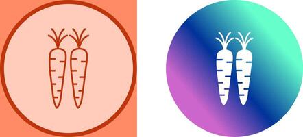 Carrots Icon Design vector