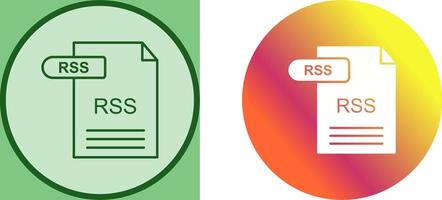 RSS Icon Design vector