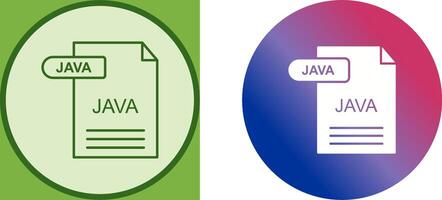 Java Icon Design vector