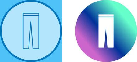 Trousers Icon Design vector