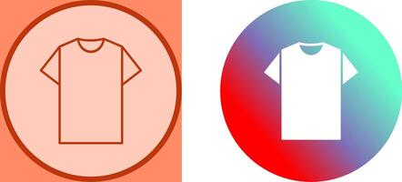 Plain T Shirt Icon Design vector