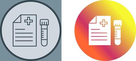 Blood Test Icon Design vector