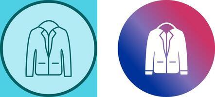 Stylish Jacket Icon Design vector