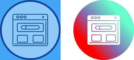 Browser Icon Design vector