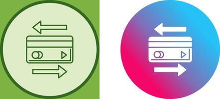 Transaction Icon Design vector