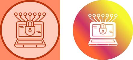 Money Hacking Icon Design vector