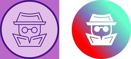 Hacker Icon Design vector
