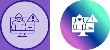 Threat Icon Design vector