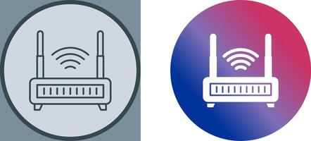 Wifi Router Icon Design vector